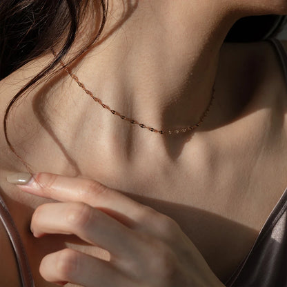 Modessie Multi Layered Necklace for Women  Stainless Steel Necklace Women Chain Choker Necklace