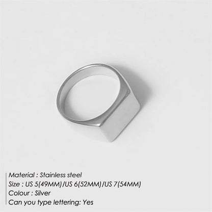 Modessie Women’s Stainless Steel Ring – Gold or Silver Plated, Waterproof, Tarnish-Resistant, Fashion Jewelry