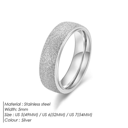 Modessie Women’s Ring – 2/3/5MM Minimalist Gold or Silver Stainless Steel Jewelry