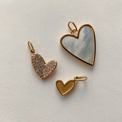 Modessie Bohemian Heart Charm Diy Earrings Bracelets Necklace Accessories  Making  Stainless Steel Jewelry