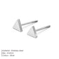 Modessie Girls Stainless Steel Stud Earrings for Women Office Small Round Earring Studs Minimalist Jewelry