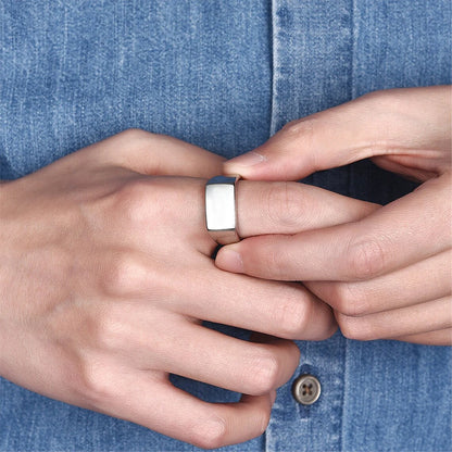 Modessie Stainless Steel Ring for Women – Hypoallergenic, Non-Tarnish, Gold or Silver Finish