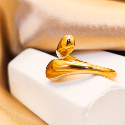 Modessie Gold/Silver Stainless Steel  Ring for Women – Elegant, Durable, Everyday Fashion