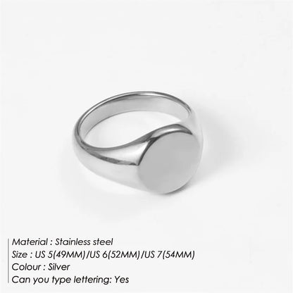 Modessie Women’s Stainless Steel Ring – Gold or Silver Plated, Waterproof, Tarnish-Resistant, Fashion Jewelry