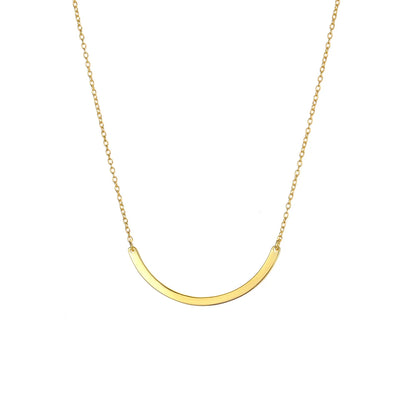 Modessie Women Statement Stainless Steel Necklace for Women Simple Thin Chain Necklace Choker Necklace Luxury Designer Jewelry