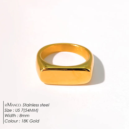 Modessie Gold/Silver Stainless Steel Ring for Women – Elegant, Durable, Everyday Fashion
