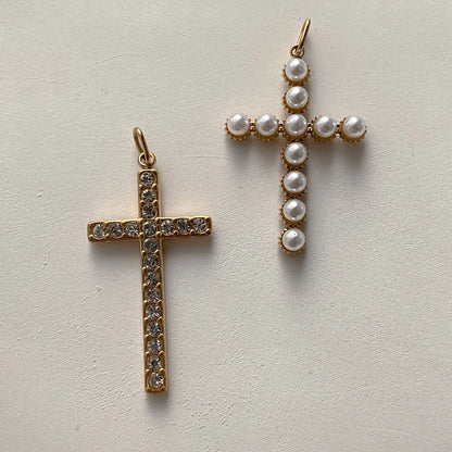 Modessie Stainless Steel Cross Charm Pendants For Bracelet Necklace Jewelry Accessories Diy Jewelry Making